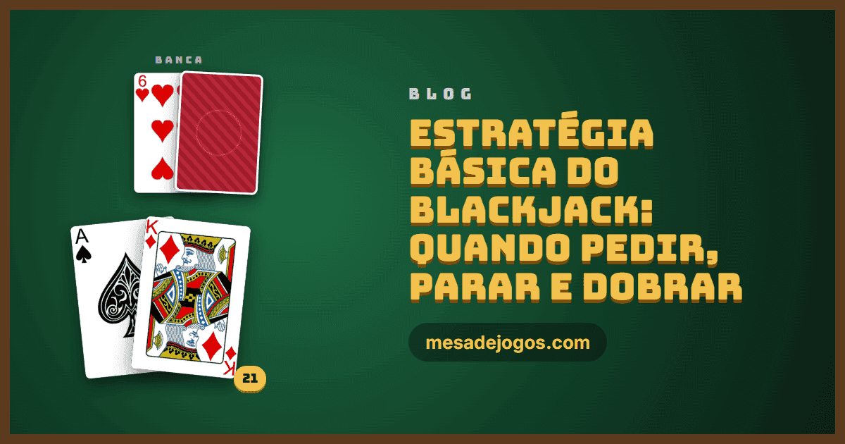 Ás de espadas e rei de ouros formam 21 no Blackjack sobre feltro verde